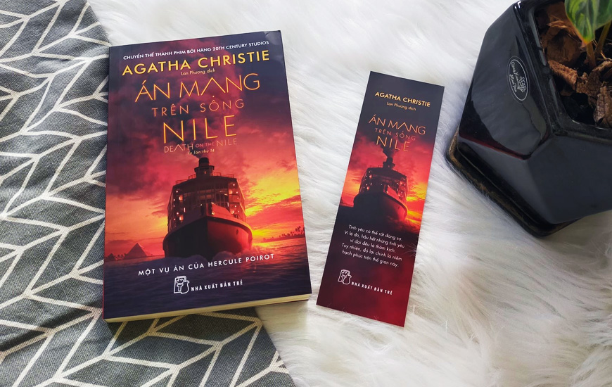 Sách Án Mạng Trên Sông Nile. Tác giả Agatha Christie