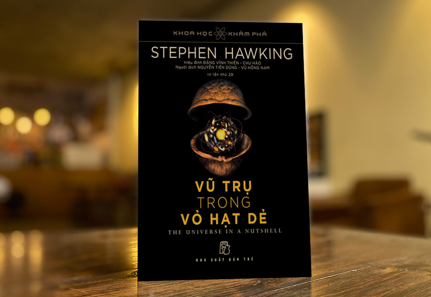 Sách Vũ Trụ Trong Vỏ Hạt Dẻ. Tác giả Stephen Hawking