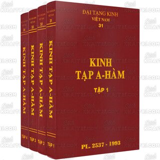 Đại Tạng Kinh: A-hàm Hán Tạng (Trọn Bộ 13 Cuốn - Bản Màu Nâu)