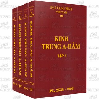 Đại Tạng Kinh: A-hàm Hán Tạng (Trọn Bộ 13 Cuốn - Bản Màu Nâu)