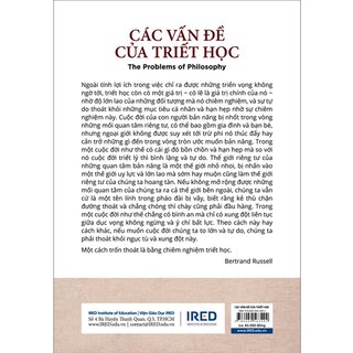 Các Vấn Đề Của Triết Học