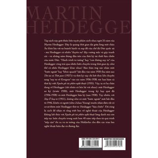 Martin Heidegger - Vật, Xây Ở Suy Tư, Nguồn Gốc Của Tác Phẩm Nghệ Thuật, Tồn Tại và Thời Gian