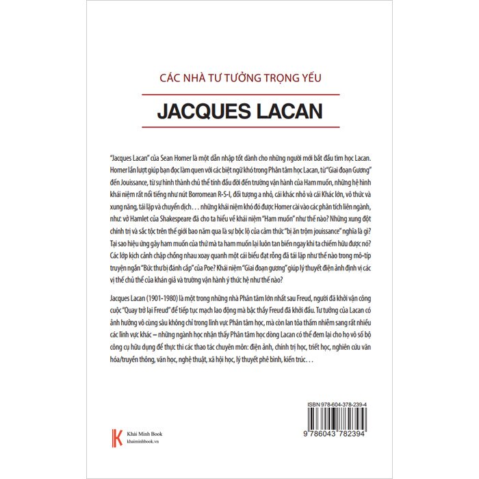 Jacques Lacan - Sean Homer