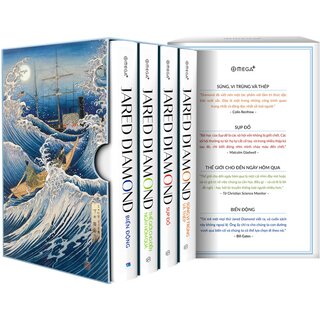 Bộ 4 cuốn sách của Jared Diamond: Súng, Vi trùng và Thép - Sụp đổ - Thế giới cho đến ngày hôm qua - Biến động