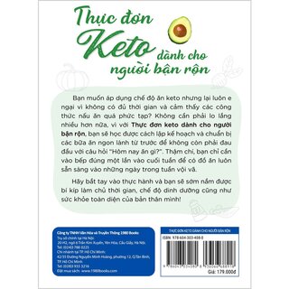 Thực Đơn Keto Dành Cho Người Bận Rộn