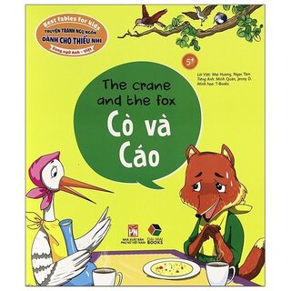 Truyện Tranh Ngụ Ngôn Dành Cho Thiếu Nhi: Cò Và Cáo (Song Ngữ Anh - Việt)