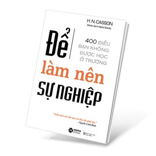 Để Làm Nên Sự Nghiệp