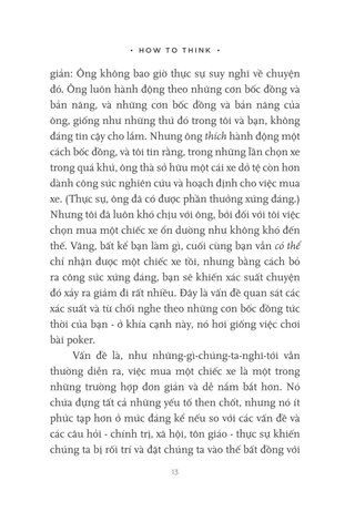 How To Think - Cách Tư Duy: Hướng Dẫn Sinh Tồn Trong Một Thế Giới Đầy Bất Đồng
