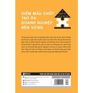 Điểm Mấu Chốt Tạo Ra Doanh Nghiệp Bền Vững - 7 Nguyên Tắc Quản Lý Hiệu Quả